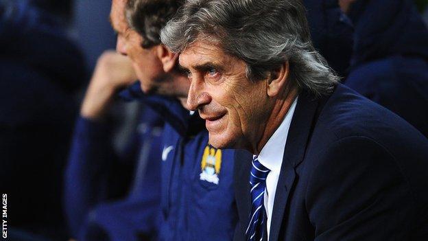 Manchester City manager Manuel Pellegrini