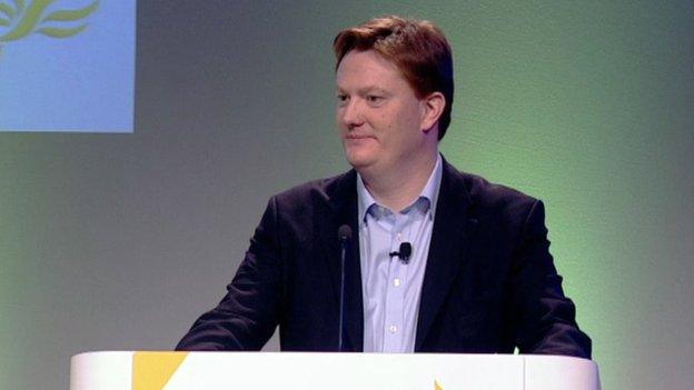 Danny Alexander delivered a speech to the Scottish Liberal Democrat Party's spring conference