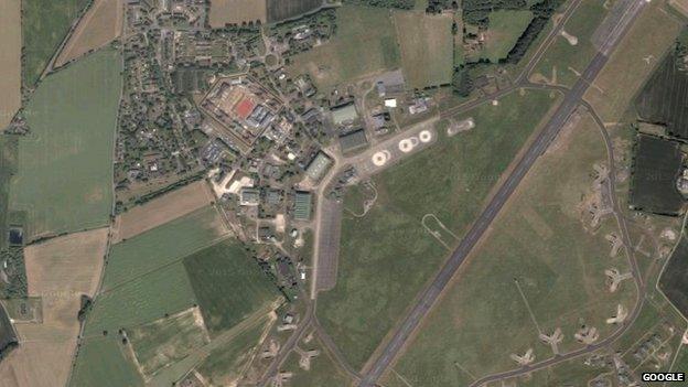 Scottow Enterprise Park on the site of the former RAF Coltishall base