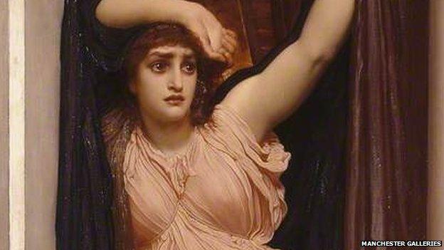 The Last Watch of Hero (detail) by Frederic Leighton