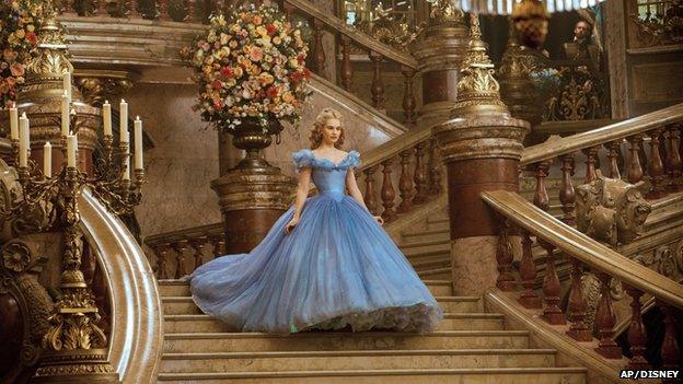 Lily James as Cinderella