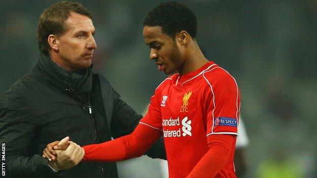 Brendan Rodgers and Raheem Sterling