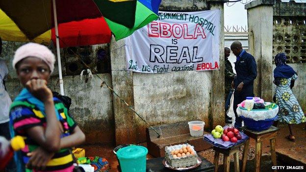 Ebola clinic in Sierra Leone