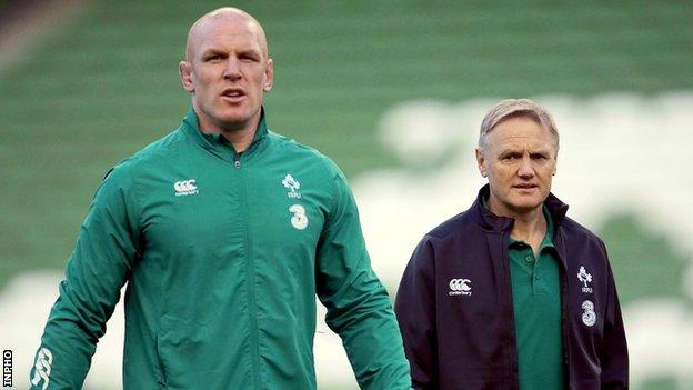 Paul O'Connell and Joe Schmidt