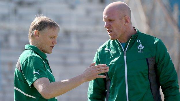 Joe Schmidt and Paul O'Connell