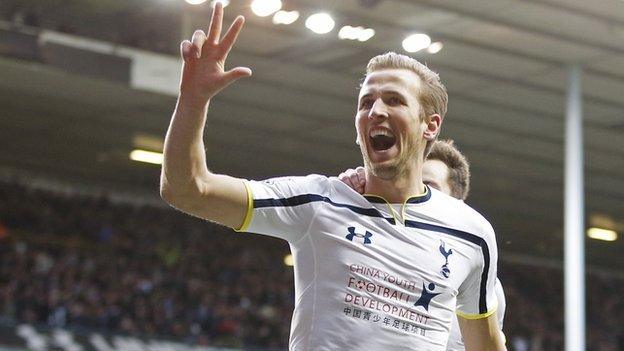 Tottenham striker Harry Kane