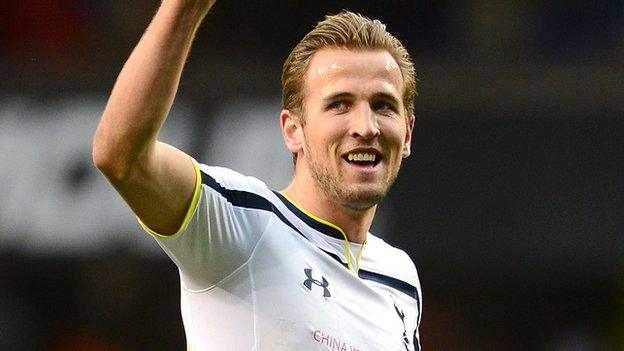 Tottenham striker Harry Kane