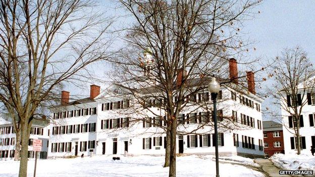 Dartmouth College, New Hampshire, 2001