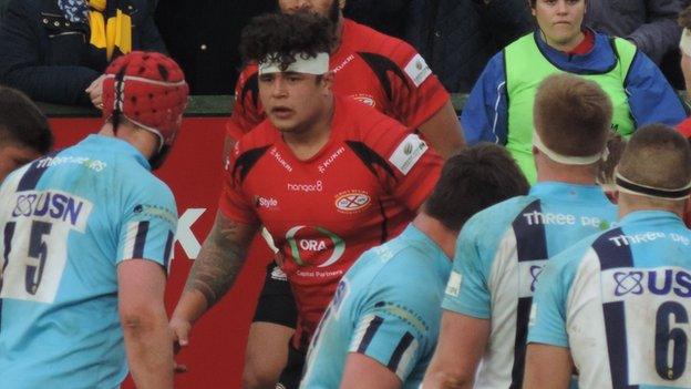 Jersey's Sam Lockwood v Worcester