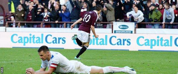 Hearts have defeated Rangers home and away this season