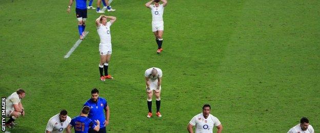 England dejected