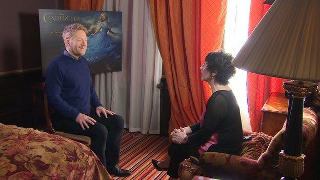 Sir Kenneth Branagh spoke to BBC Northern Ireland's arts correspondent Maggie Taggart ahead of the premiere