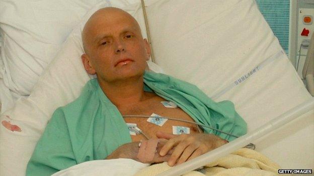 Alexander Litvinenko at the intensive care unit at the University College Hospital - 20 November 2006