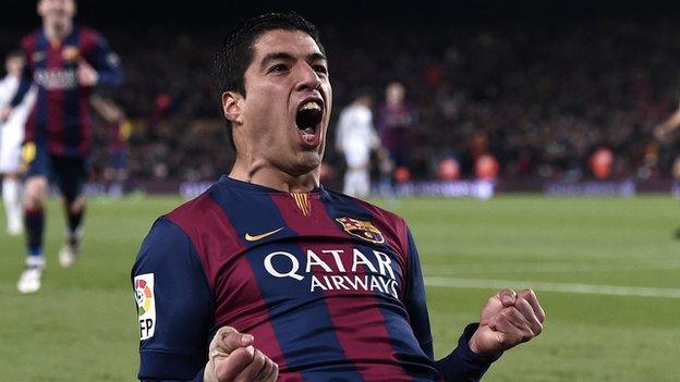 Luis Suarez - Barcelona v Real Madrid