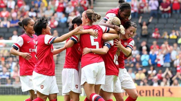 Arsenal FA Women's Cup winners 2014