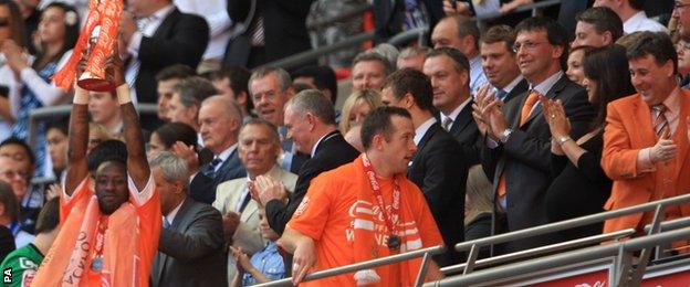 Blackpool win promotion to the Premier League, Wembley 2010