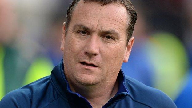 Shrewsbury Town manager Micky Mellon