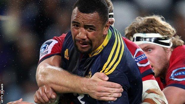 Nasi Manu in action for Highlanders