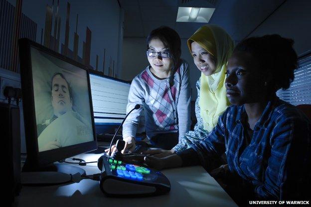 People doing a sleep study