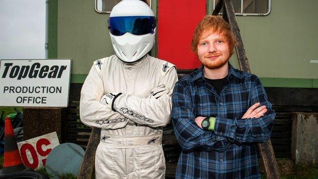 The Stig and Ed Sheeran