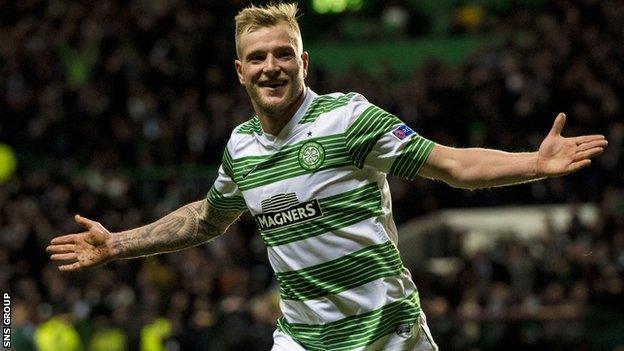 Celtic striker John Guidetti