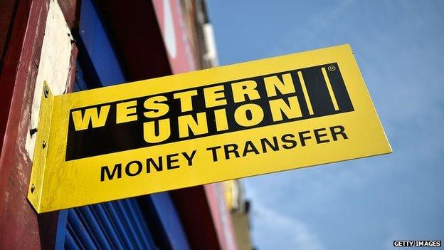 Western Union sign