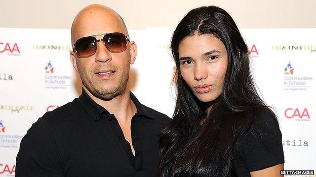 Vin Diesel and Paloma Jimenez