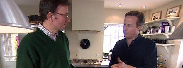 David Cameron and James Landale