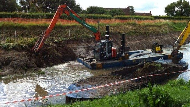 Dredging on the Somerset Levels