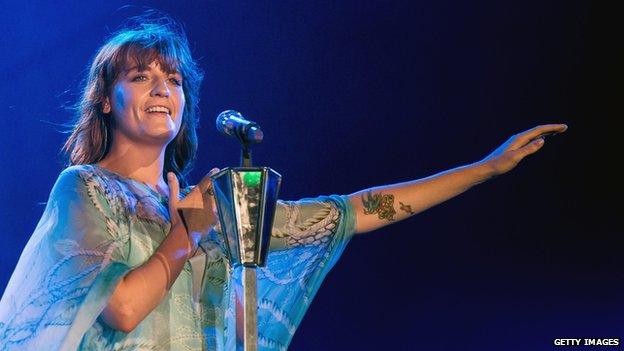 Florence Welch from Florence and the Machine