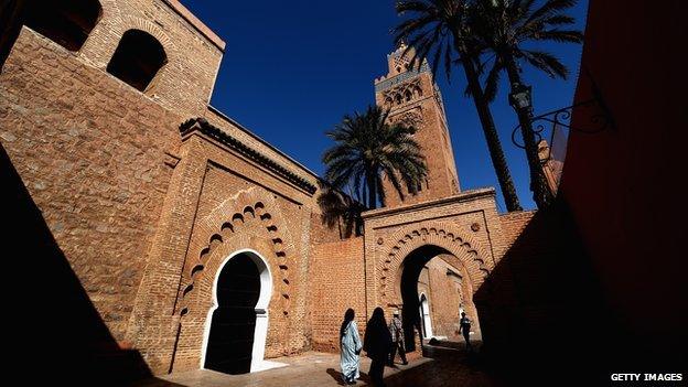 Street scene in Marrakesh