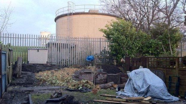 Water tower in Moortown Leeds