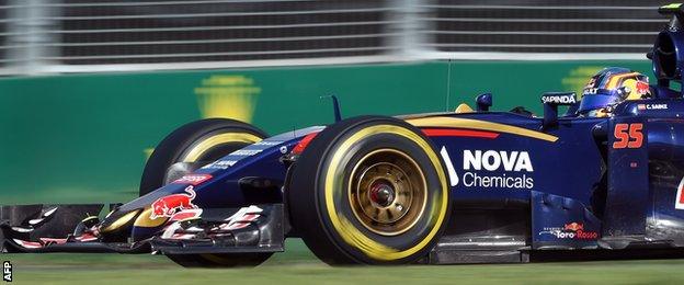 Toro Rosso rookie Carlos Sainz Jr