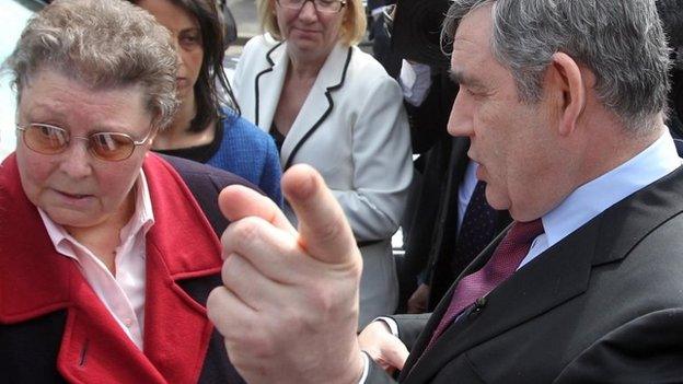 Gillian Duffy meets Gordon Brown