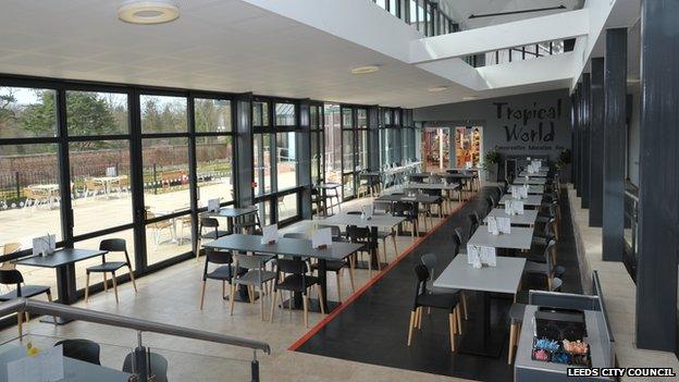 New cafe at Tropical World