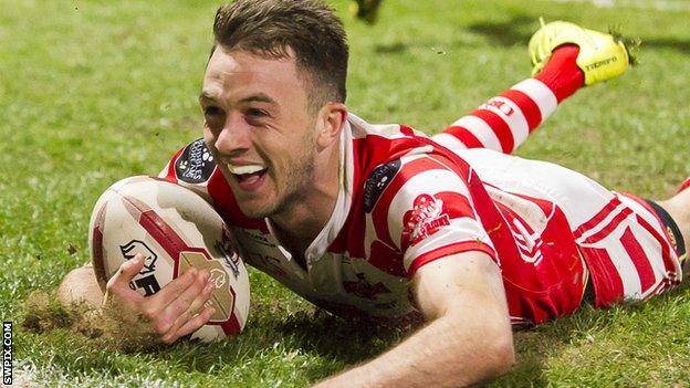 Leigh Centurions half-back Ryan Brierley