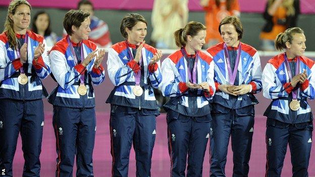 GB women's hockey team