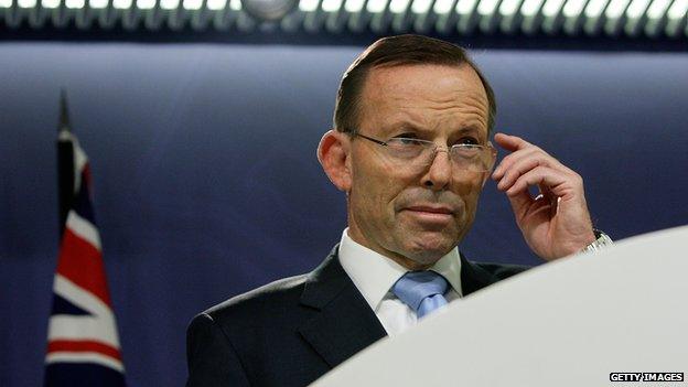 Australian Prime Minister Tony Abbott