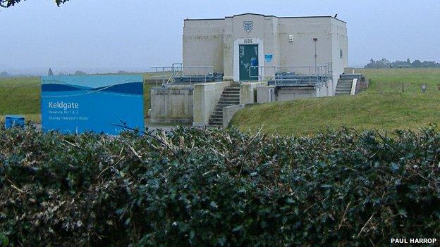 Keldgate water treatment works in Cottingham