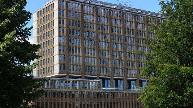 County Hall, home of Norfolk County Council, Norwich