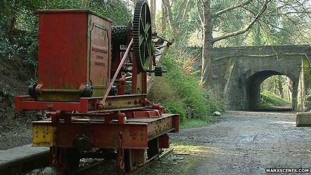 The Old Steam Railway line, Isle of Man