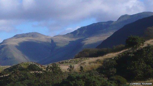 Scafell Pike from Wasdale