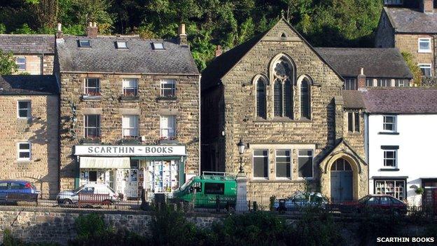 External shot of Scarthin Books