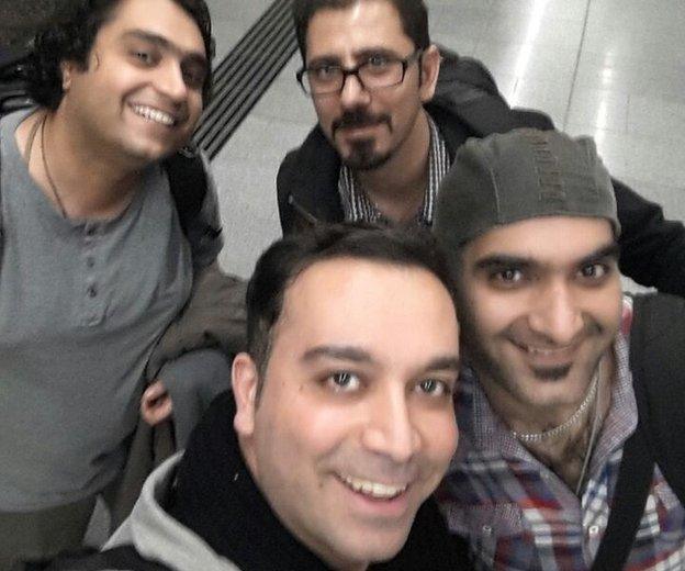 Group of Iranian reporters