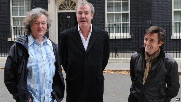 James May, Jeremy Clarkson and Richard Hammond