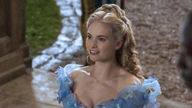 Lily James in Cinderella