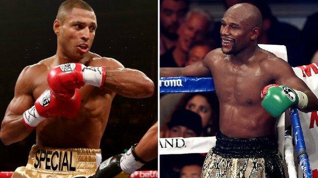 Kell Brook and Floyd Mayweather