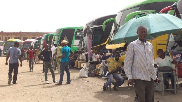 Sabon Gari bus station, Kano, Nigeria