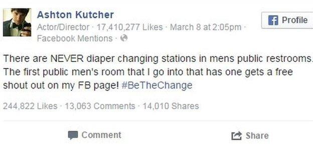 Facebook/Ashton Kutcher