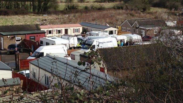 Police execute warrants in Oxford